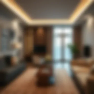 Luxurious apartment interior in Dubai