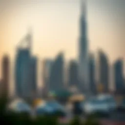 Stunning skyline of Dubai showcasing iconic architecture