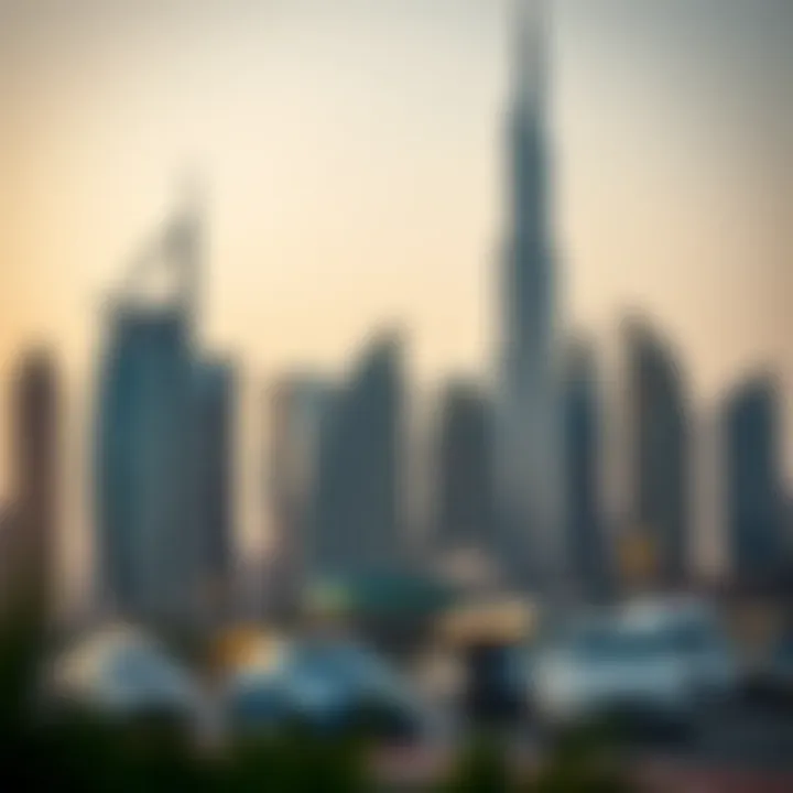 Stunning skyline of Dubai showcasing iconic architecture