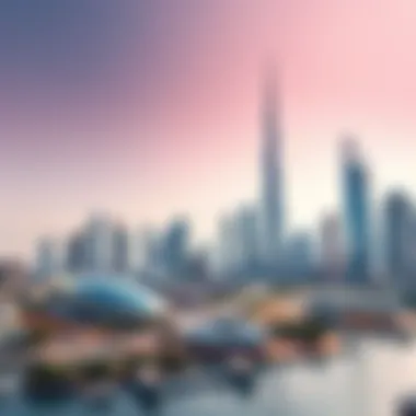 Dubai's Iconic Skyline and Real Estate Landscape Skyline of Dubai showcasing modern architecture