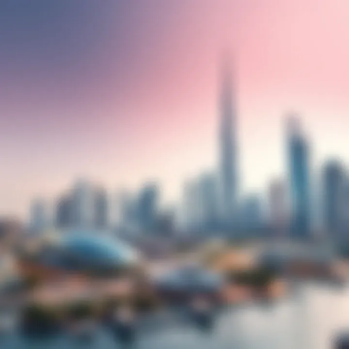 Dubai's Iconic Skyline and Real Estate Landscape Skyline of Dubai showcasing modern architecture