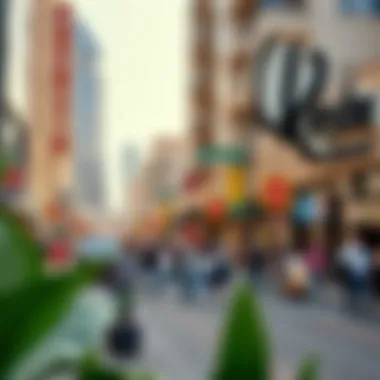 Cultural Vibrancy Surrounding Downtown Hotels Vibrant street life showcasing culture near downtown hotels