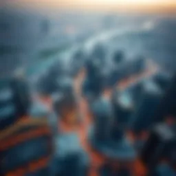 Aerial view of Dubai showcasing skyscrapers and neighborhoods