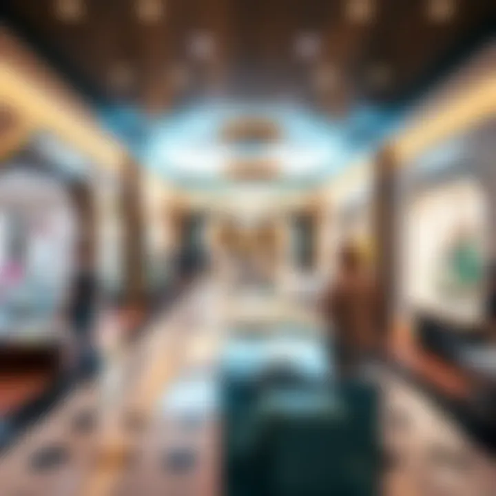 Interior shopping experience at Al Futtaim Festival Tower