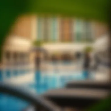 Amenities available at Al Ghurair Apartments including pool and gym