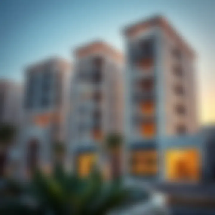 Luxury Living in Al-Jadaf Modern residential developments in Al-Jadaf reflecting luxury living