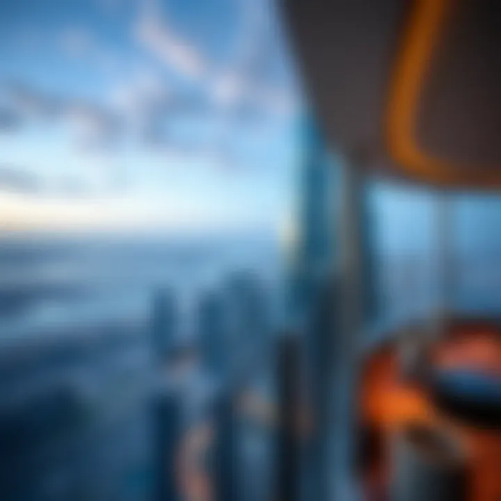 Panoramic view from the upper floors of Al Manara Tower