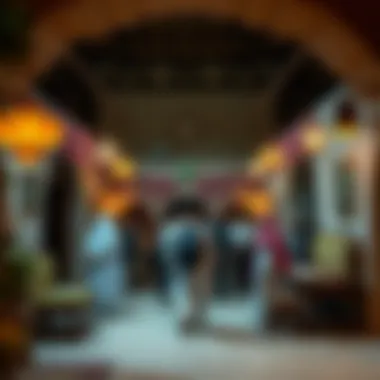 Community gathering in a cultural venue in Al Ras