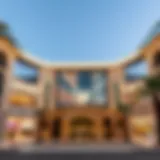 Elegant Architecture of Al Wafi Mall Exterior view of Al Wafi Mall showcasing its elegant architecture