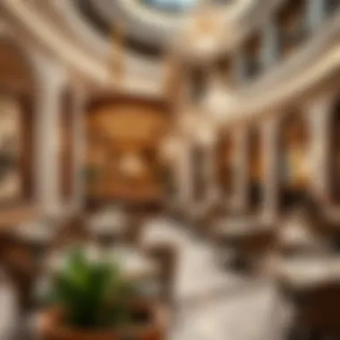 Gourmet dining options within the mall