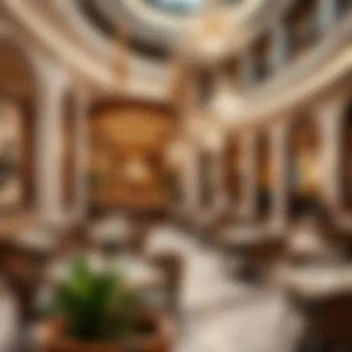 Gourmet dining options within the mall