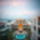 Aerial Perspective of Alef Mamsha's Architectural Brilliance Aerial view showcasing the stunning architecture of Alef Mamsha in Dubai