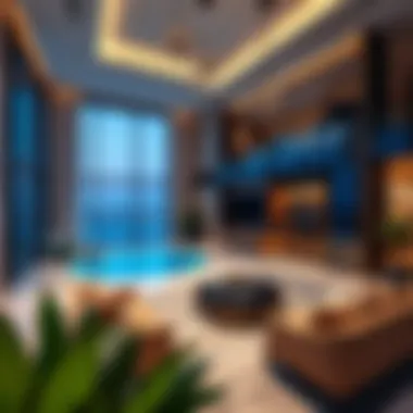 Luxurious property showcasing modern interior design