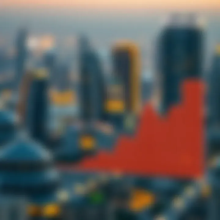Graph illustrating trends in Dubai real estate sales over the years