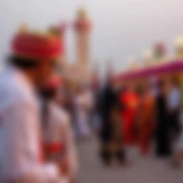 A cultural festival in the UAE, illustrating the harmonious blend of tradition and modernity contributing to safety.