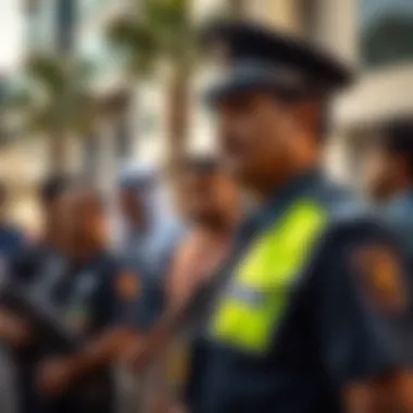 A law enforcement officer engaging with the community, highlighting the trust in public safety measures.