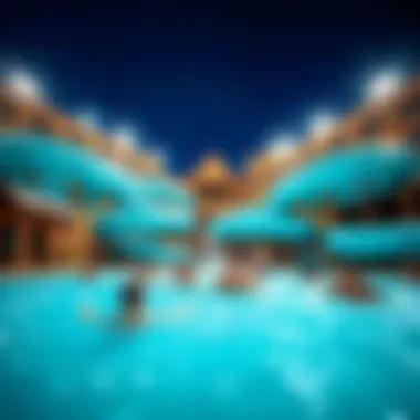 Fun at Atlantis Water Park Visitors enjoying the water park at Atlantis