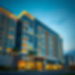 Stunning architectural facade of Atria Residences