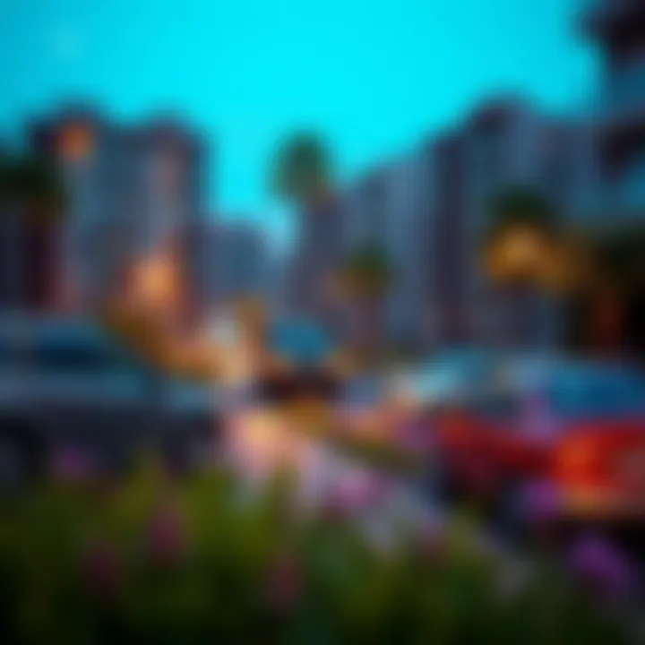 Vibrant community living environment surrounding Atria Residences