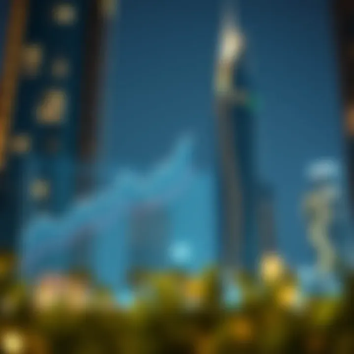 Real Estate Market Trends in Dubai Market trends graph related to real estate value dynamics in Dubai