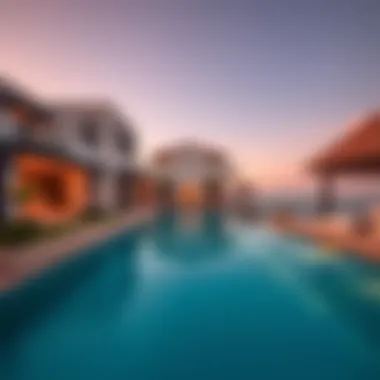 Luxurious beachfront villa with private pool and sea view highlighting the opulence of Dubai real estate