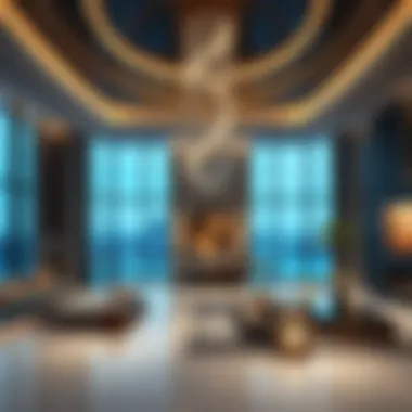 Luxurious Interiors of برج الرند Interior shot highlighting luxury amenities within برج الرند