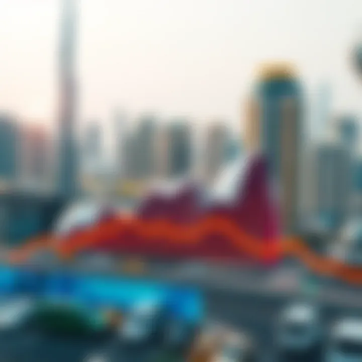 Chart depicting market trends in Dubai real estate
