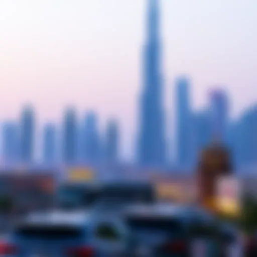 Dubai skyline representing residency options