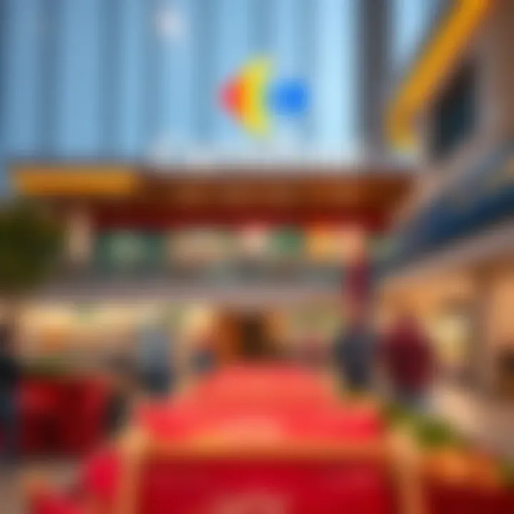 Community members engaging with the Carrefour supermarket