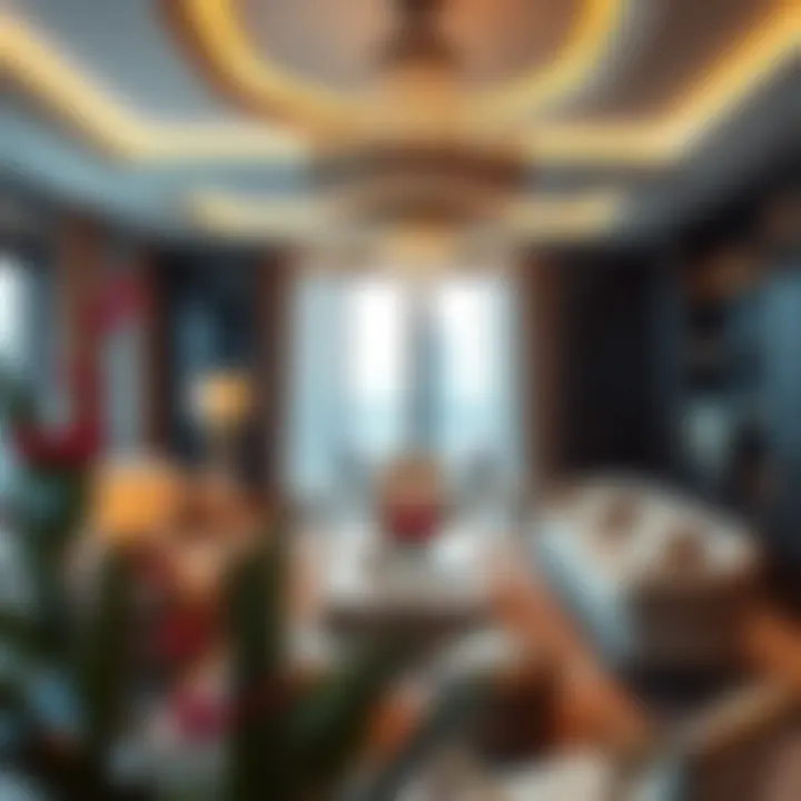 Opulent Living in Champion Tower Luxurious interiors of a unit in Champion Tower highlighting opulence