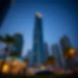 Stunning view of Champion Tower showcasing its modern architecture