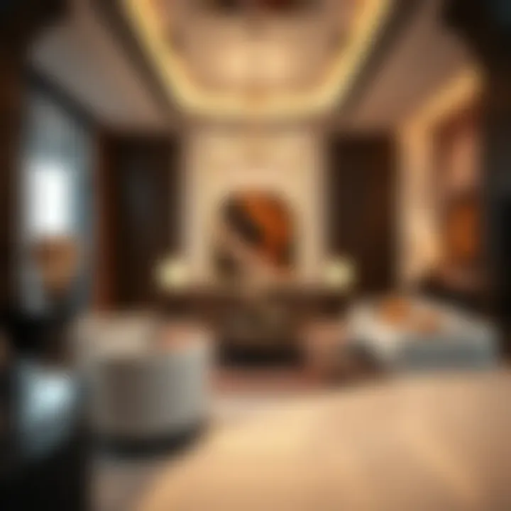 Luxurious Interiors of Citadel Tower Interior design showcasing luxury amenities at Citadel Tower