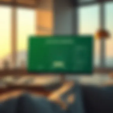 Illustration showcasing the application steps for the Green Visa