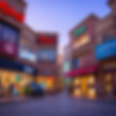 Vibrant storefronts in Al Quoz 4 showcasing diverse businesses