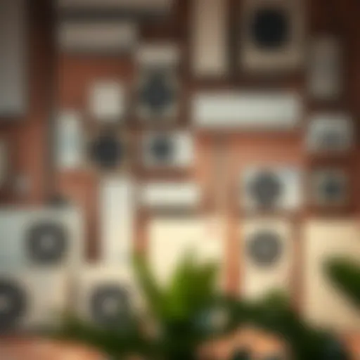 Overview of various air conditioning units for rental