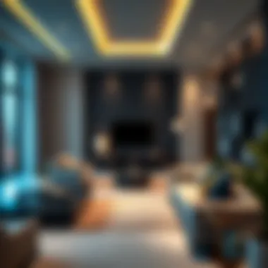 Luxurious Living Spaces in Dubai Stylish apartment interior showcasing luxurious living spaces