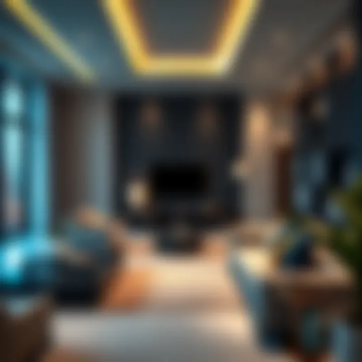 Luxurious Living Spaces in Dubai Stylish apartment interior showcasing luxurious living spaces