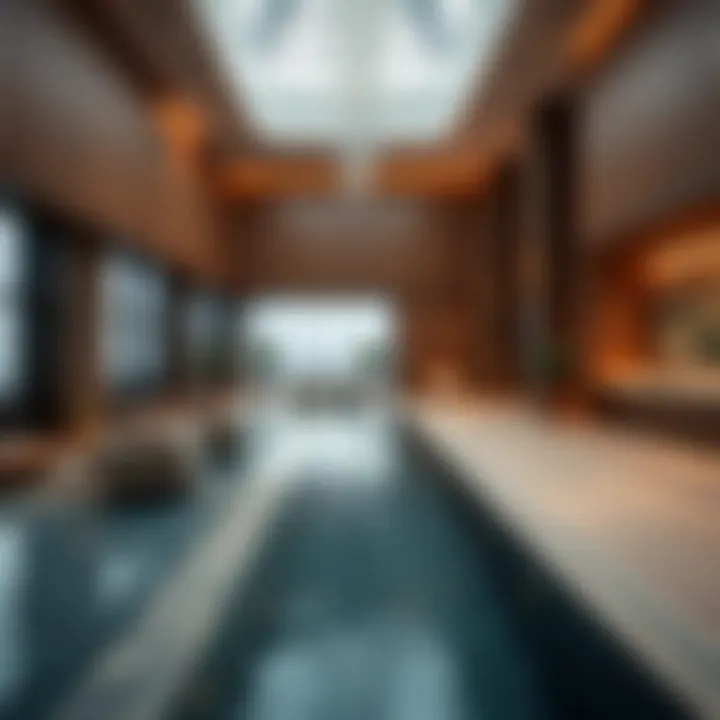 Luxurious amenities inside Creek Rise Tower
