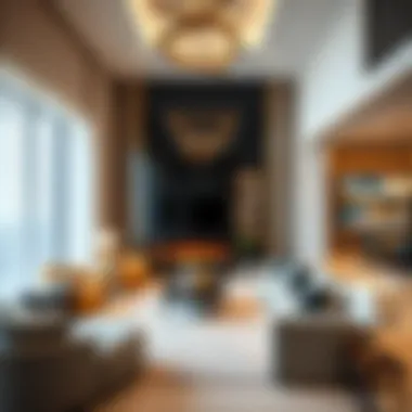 Opulent Living Spaces Luxurious interior of a high-end Damac property