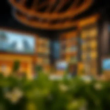 Showcasing Premier Developments A promotional display of Damac's key projects and developments