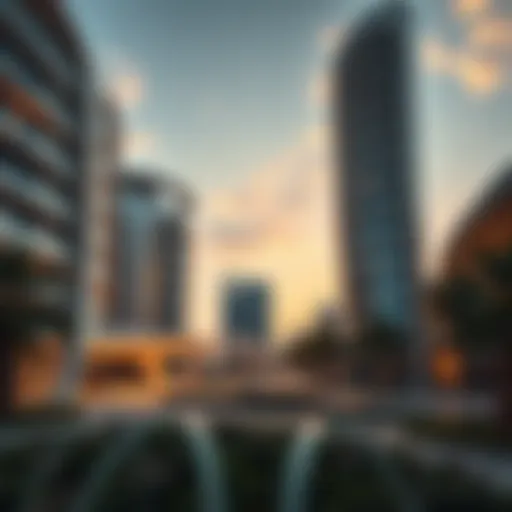 Futuristic Design of Damac Voleo An architectural marvel showcasing the futuristic design of Damac's Voleo project