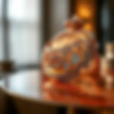 Close-up of a De Grisogono signature piece showcasing intricate design