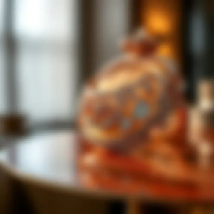 Close-up of a De Grisogono signature piece showcasing intricate design