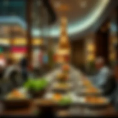 Culinary Delights of Dubai Dining scene in Dubai featuring diverse cuisine options
