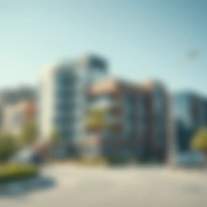 Diverse property types in Dubai including residential and commercial