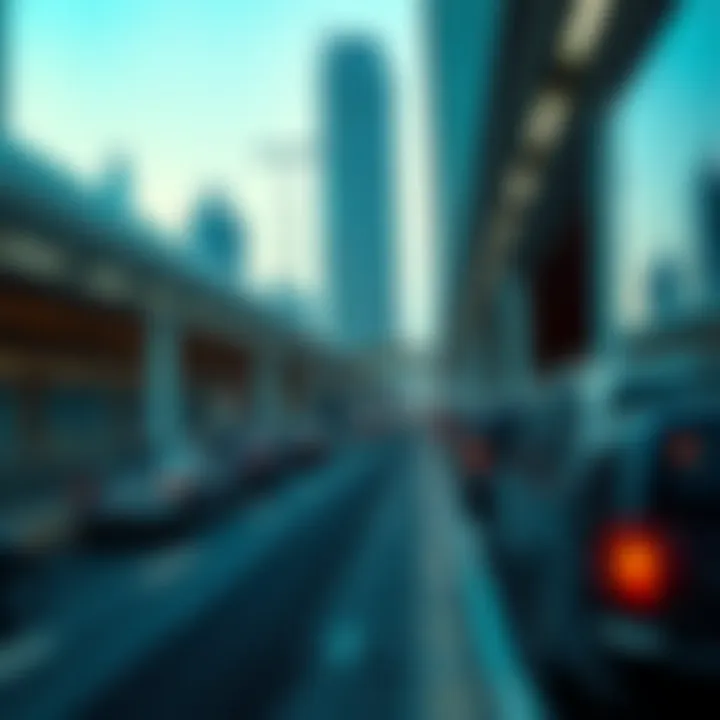 Efficient Transportation in Dubai Public transport system in Dubai including metro and buses