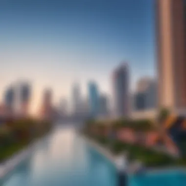Dubai skyline featuring real estate