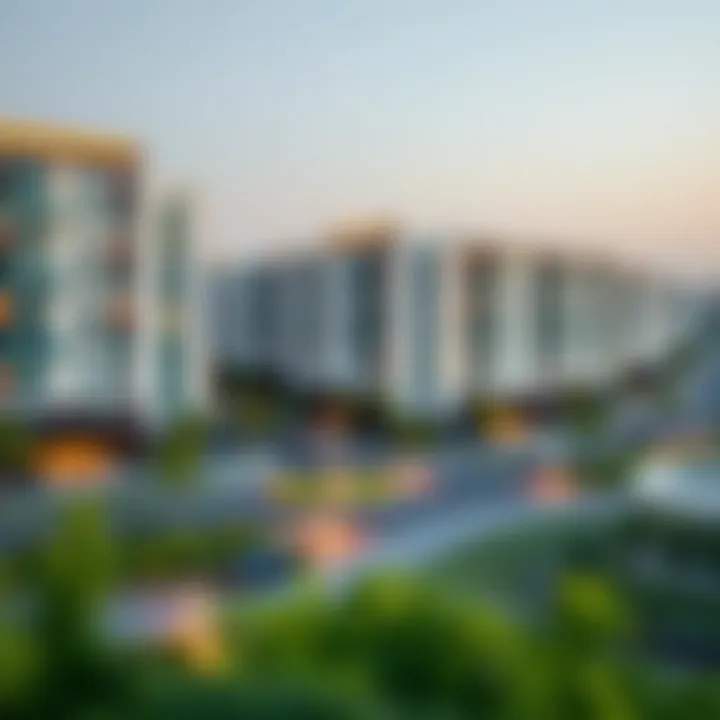 Emaar Off-Plan Project Community Concept A conceptual image of a vibrant community around an Emaar off-plan project