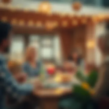 Family Celebrations During UAE Holidays Family gathering during a public holiday in the UAE