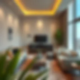 Cozy 1 BHK living room in Al Warqa